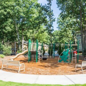 play structure at the overlook sandy springs apartments